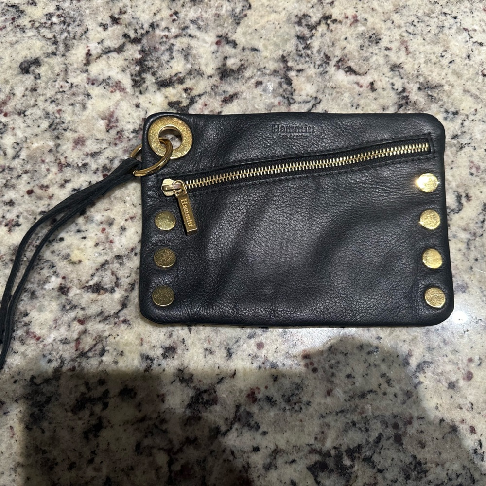 Hammitt black wallet used lightly